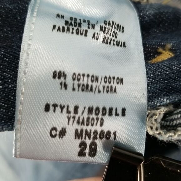 Guess Jeans Womens Size 29/32 Rear Button Pockets Boot Cut Blue Denim Low Rise - Picture 9 of 9